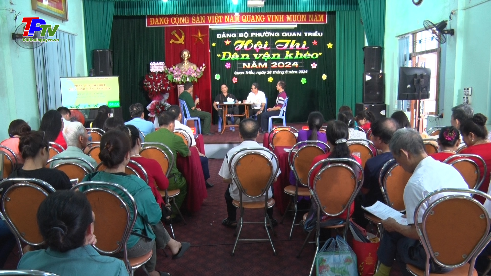 Hội thi Dân vận khéo phường Quan Triều năm 2024.