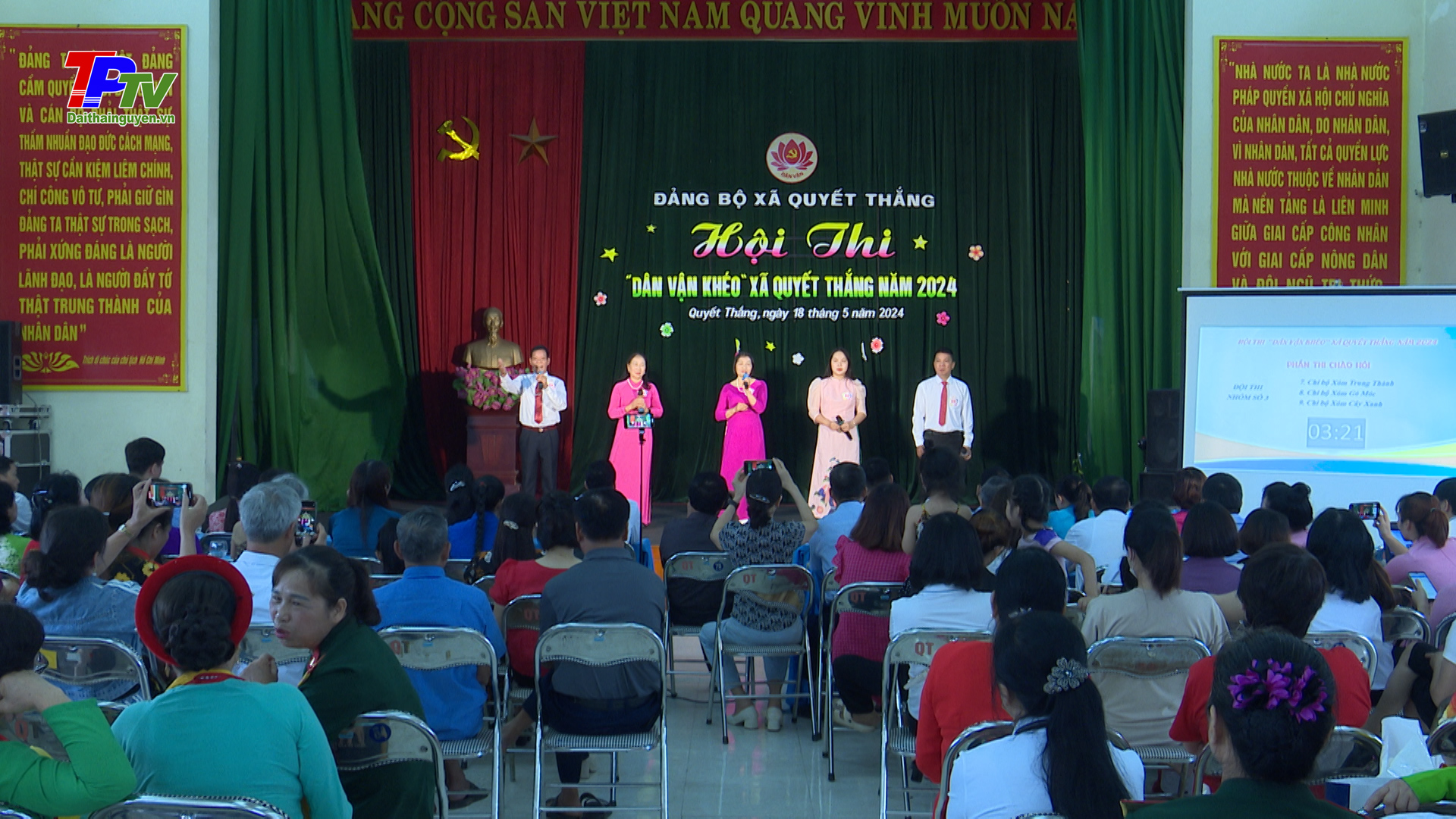 Đảng bộ xã Quyết Thắng tổ chức Hội thi 