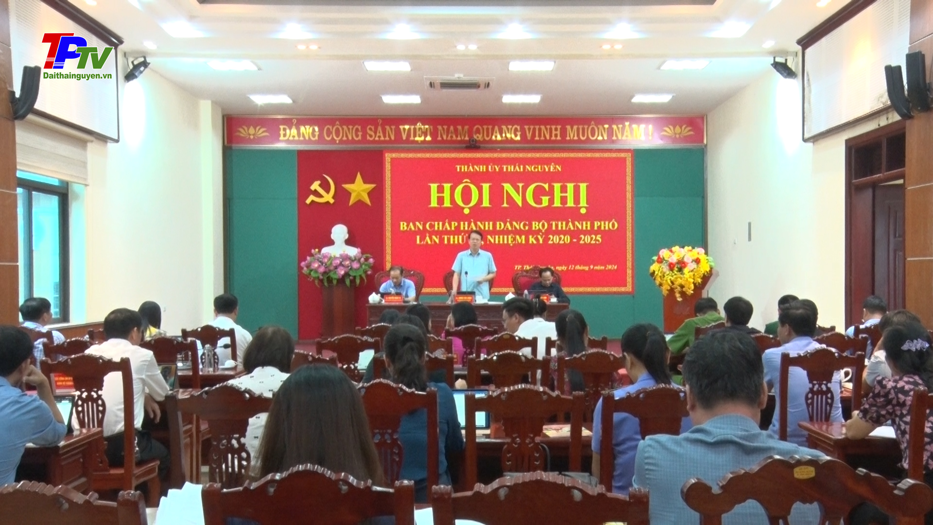 Hội nghị Ban Chấp hành Đảng bộ thành phố Thái Nguyên lần thứ 38, nhiệm kỳ 2020 - 2025.