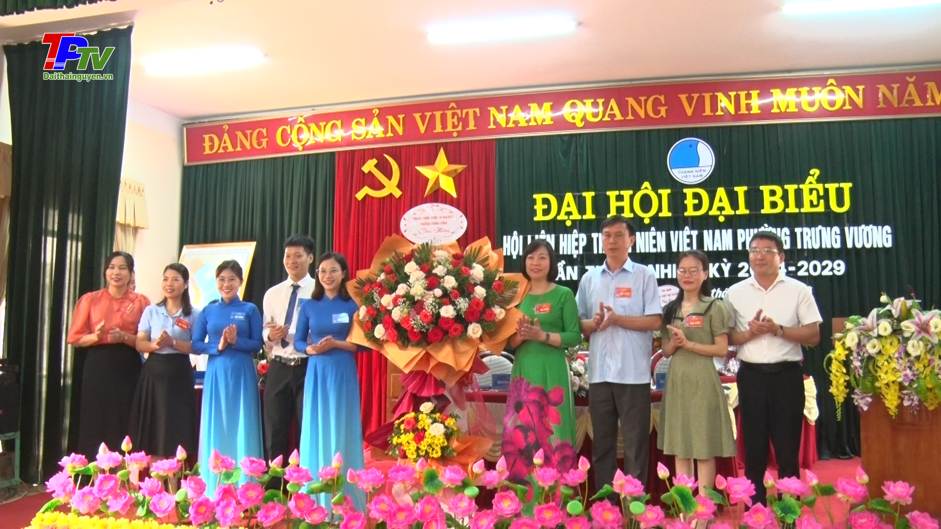 Đại hội Đại biểu Hội Liên hiệp Thanh niên phường Trưng Vương lần thứ V, nhiệm kỳ 2024 - 2029.