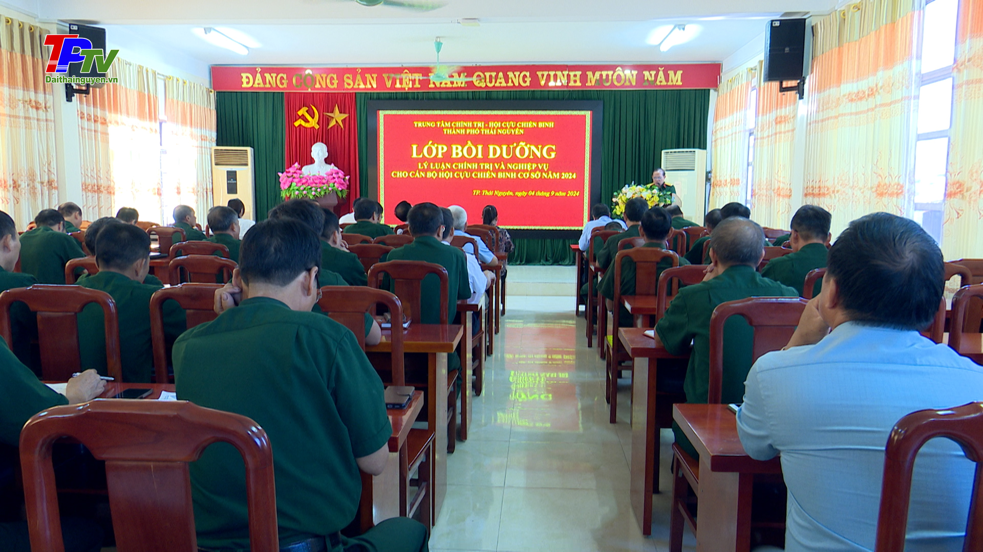 Bồi dưỡng lý luận chính trị và nghiệp vụ cho cán bộ Hội Cựu chiến binh cơ sở năm 2024.