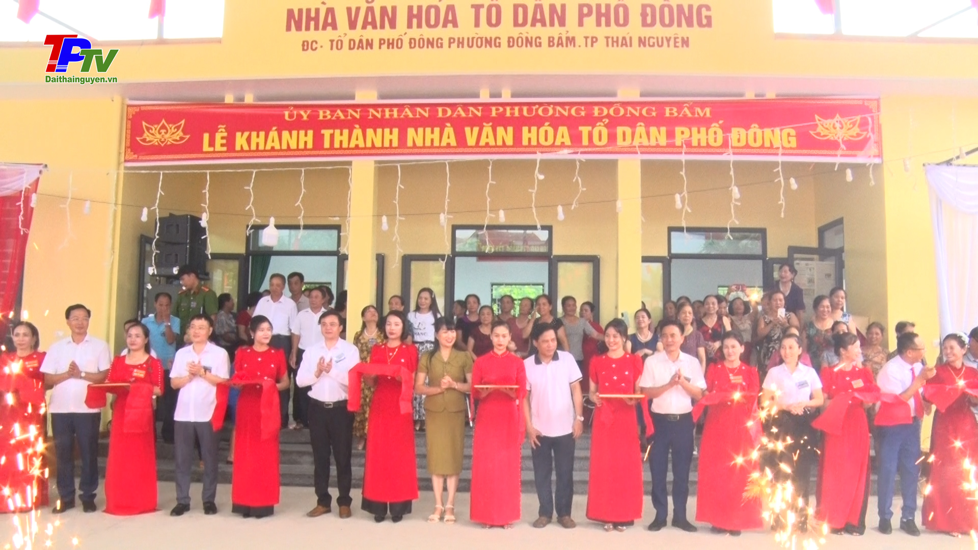 Khánh thành Nhà văn hóa tổ dân phố Đông, phường Đồng Bẩm.