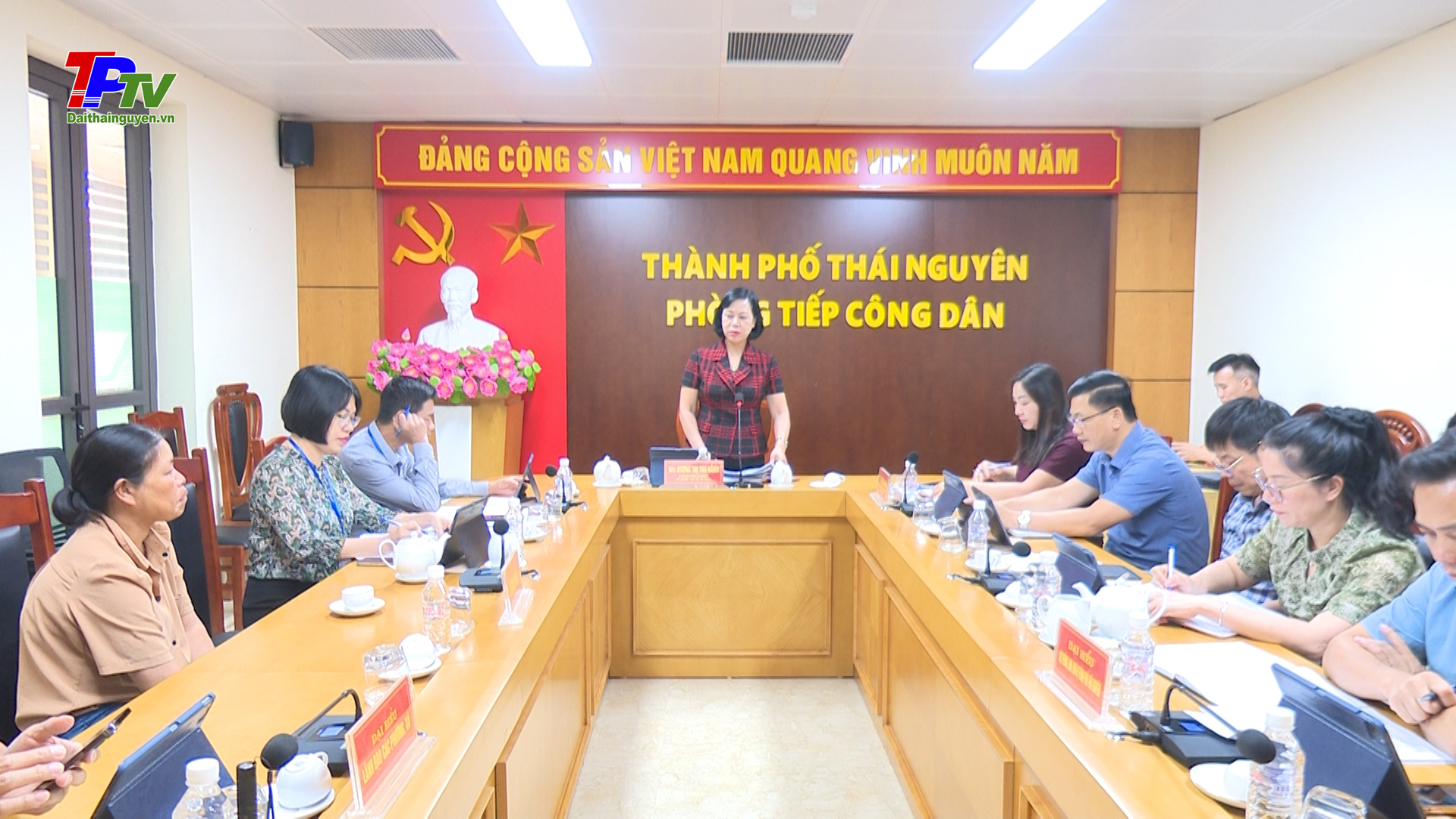 Đồng chí Chủ tịch HĐND thành phố Thái Nguyên tiếp công dân định kỳ tháng 10.