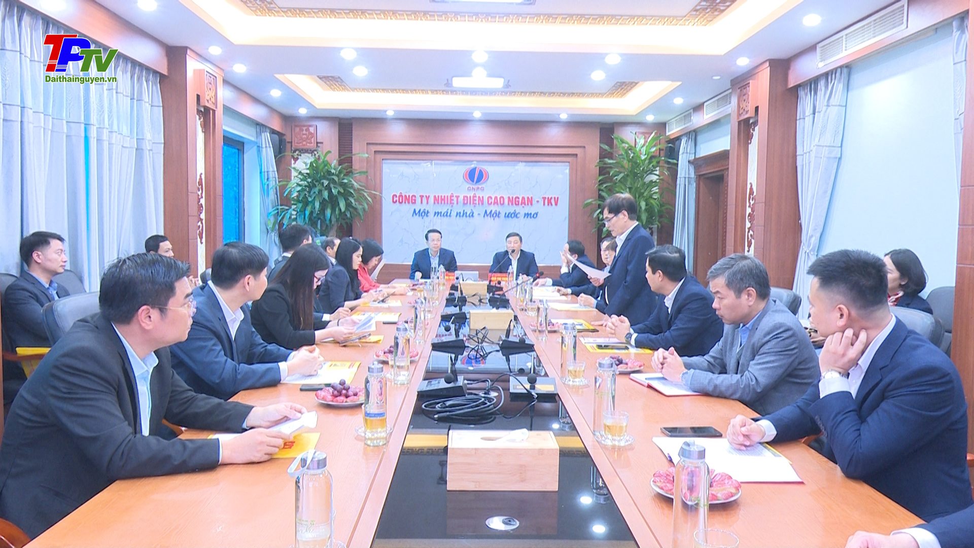 Tăng cường phối hợp công tác giữa Thành ủy Thái Nguyên và Đảng ủy Tổng công ty Điện lực - TKV