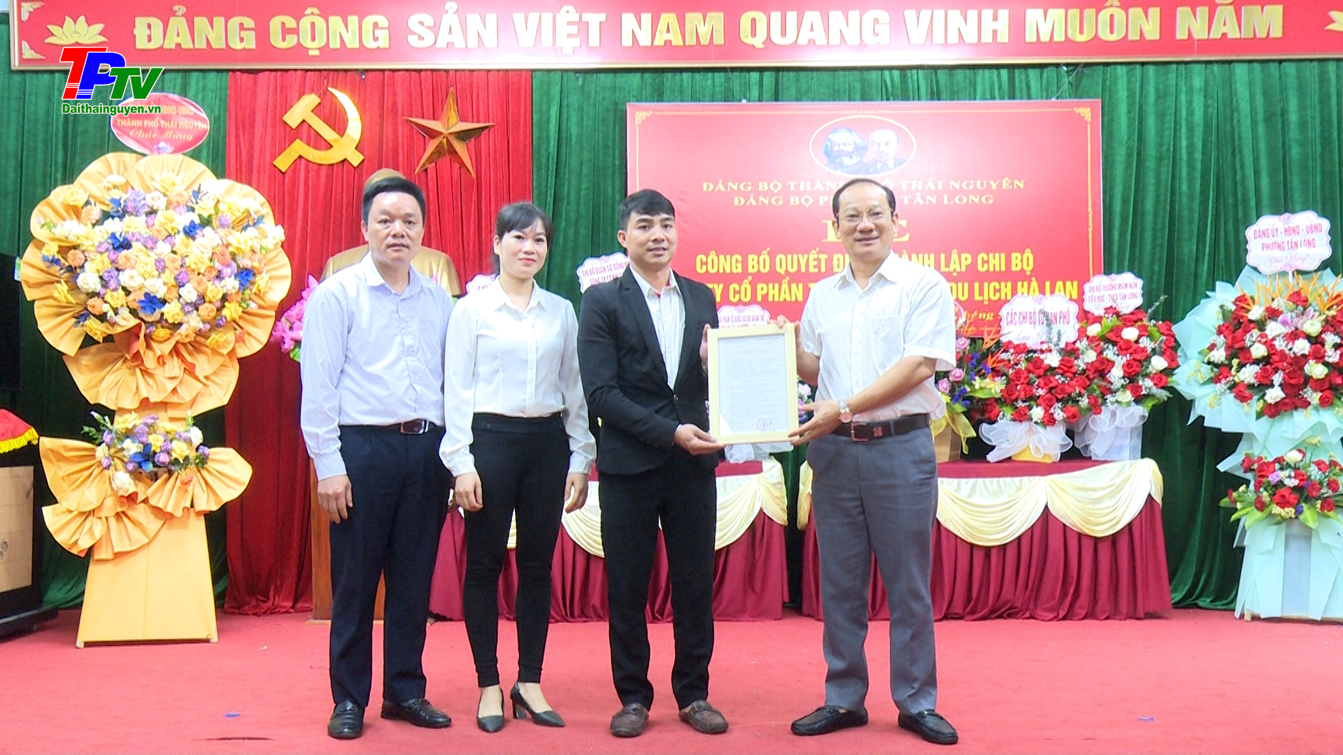 Thành lập Chi bộ Công ty cổ phần Thương mại và Du lịch Hà Lan.