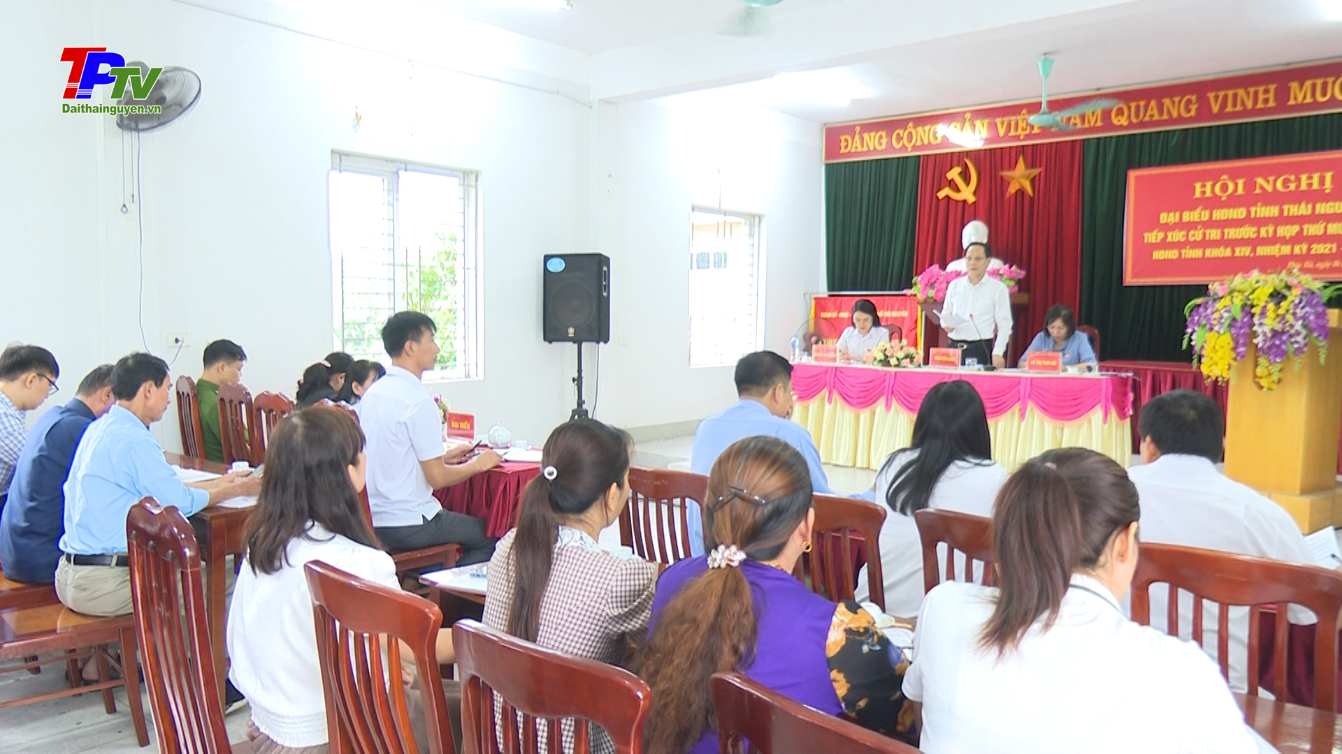 Đại biểu HĐND tỉnh tiếp xúc cử tri xã Phúc Hà trước kỳ họp thứ 19, HĐND tỉnh Thái Nguyên khóa XIV, nhiệm kỳ 2021 - 2026.