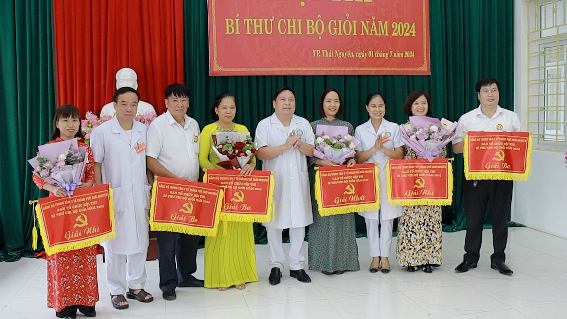 Đảng bộ Trung tâm Y tế Thành phố Thái Nguyên tổ chức hội thi bí thư chi bộ giỏi.