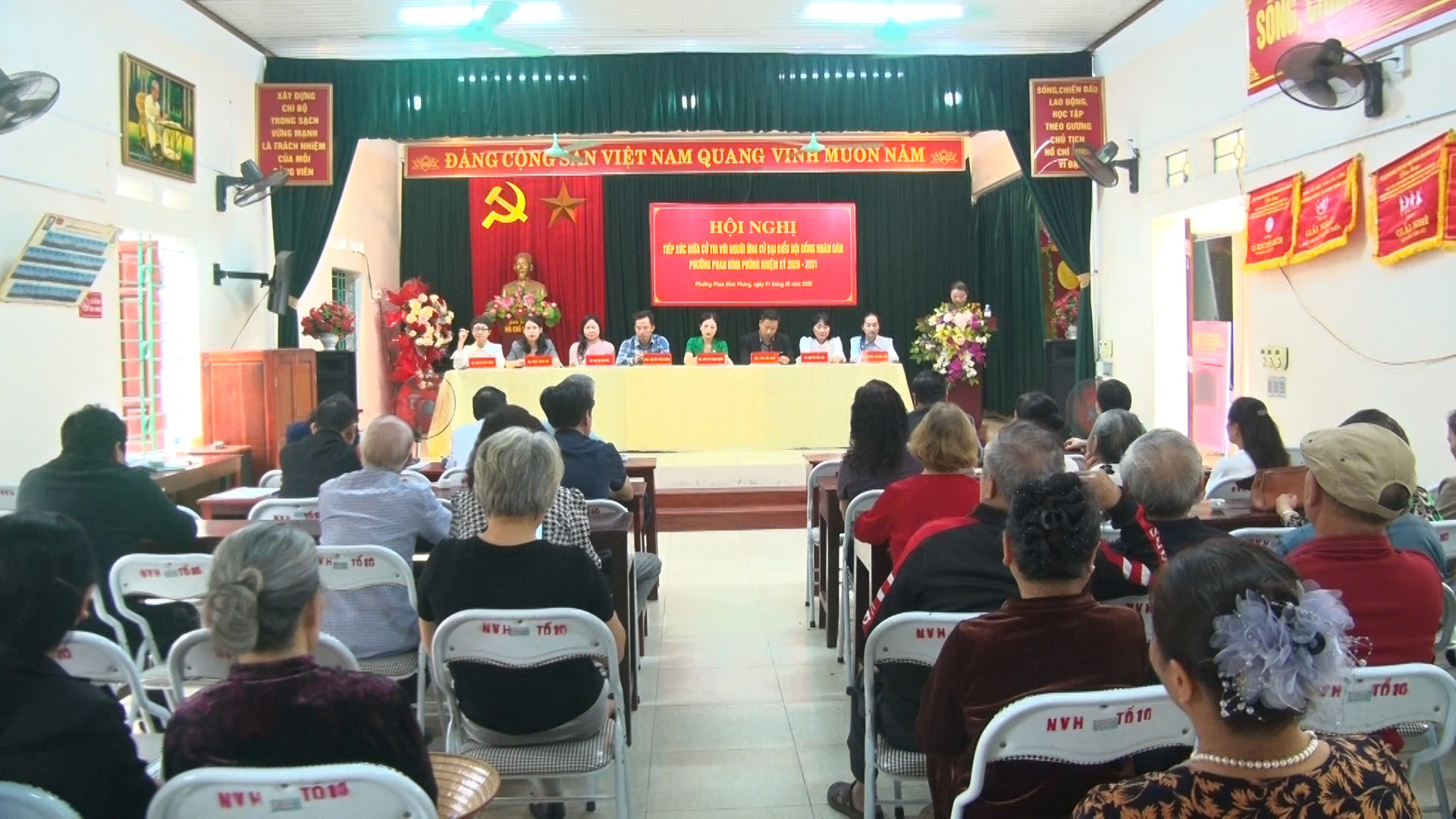 Hội nghị tiếp xúc cử tri đối với những người ứng cử đại biểu HĐND phường với cử tri Đơn vị bầu cử số 3 phường Phan Đình Phùng