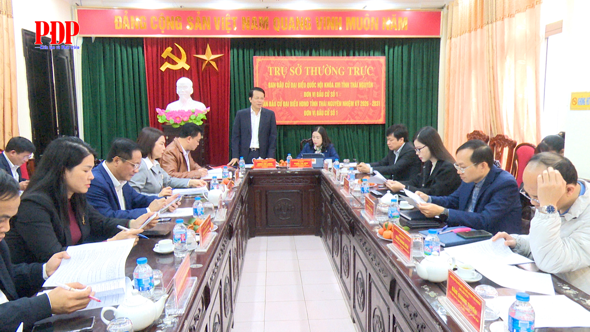  Ban bầu cử Đại biểu Quốc hội khóa XVI, đơn vị bầu cử số 1 triển khai nhiệm vụ bầu cử đại biểu Quốc hội khóa XVI tỉnh Thái Nguyên