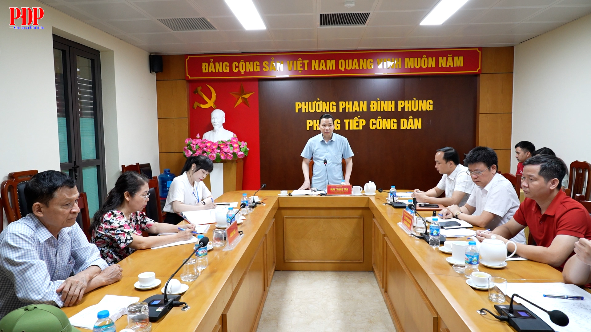 Chủ tịch UBND phường Phan Đình Phùng tiếp công dân định kỳ tháng 4/2026