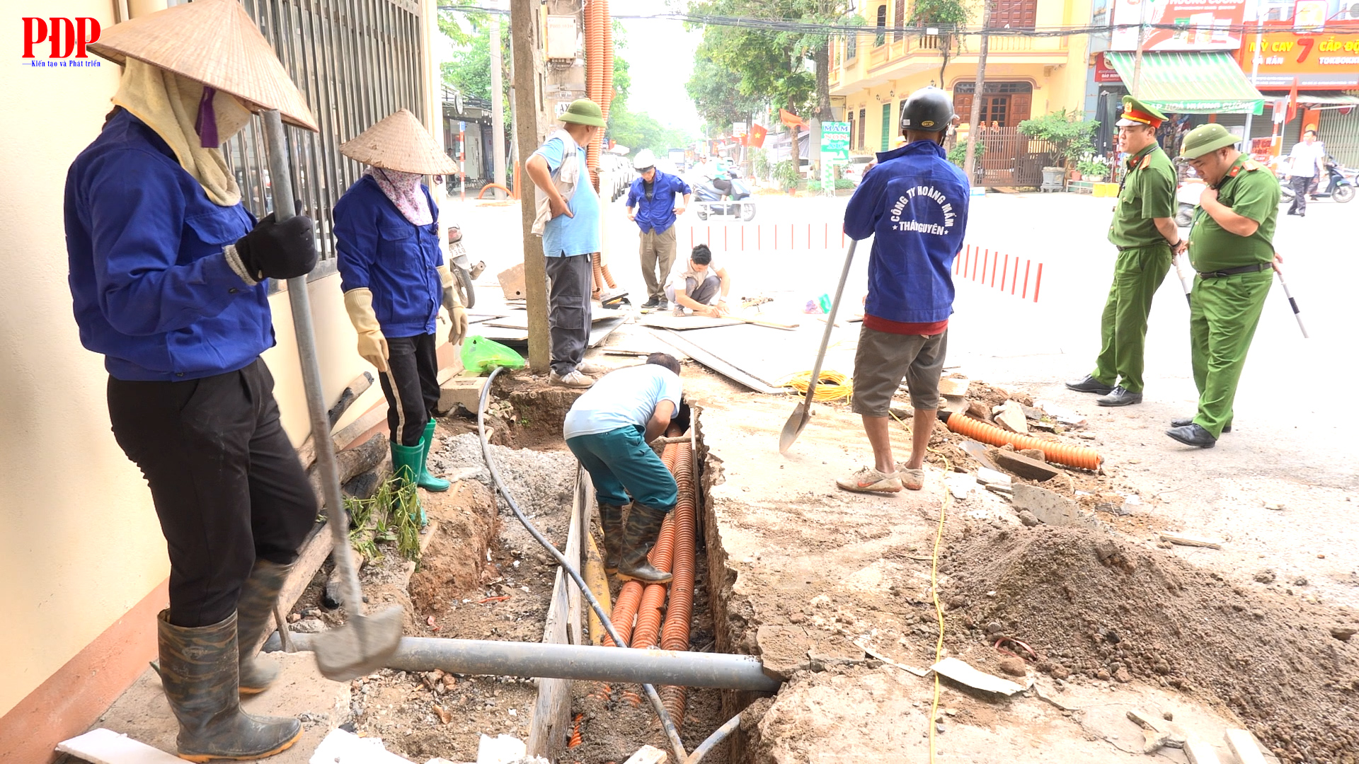 Đảm bảo an ninh trật tự để thi công thực hiện dự án: Chỉnh trang đô thị trên địa bàn phường Phan Đình Phùng