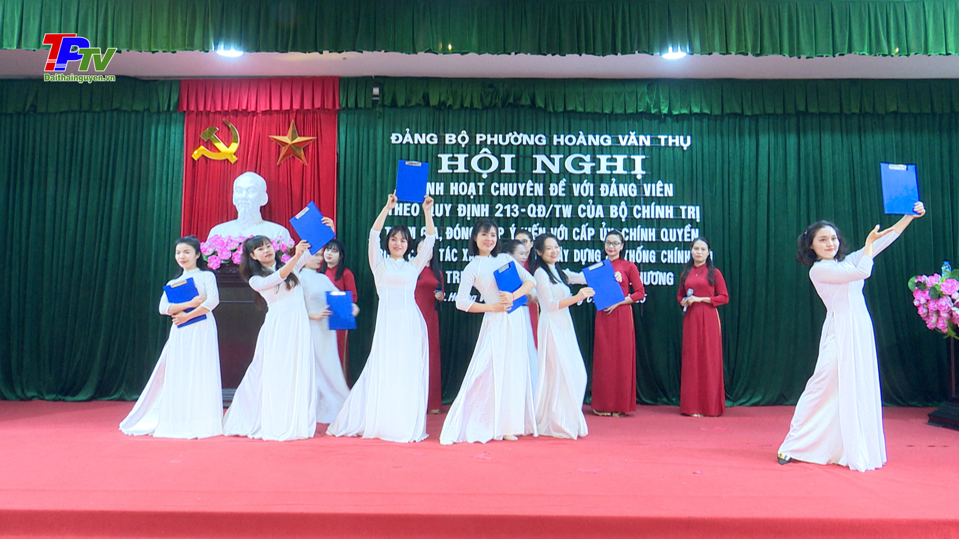 Đảng ủy phường Hoàng Văn Thụ tổ chức Hội nghị chuyên đề với đảng viên sinh hoạt theo Quy định 213 của Bộ Chính trị.