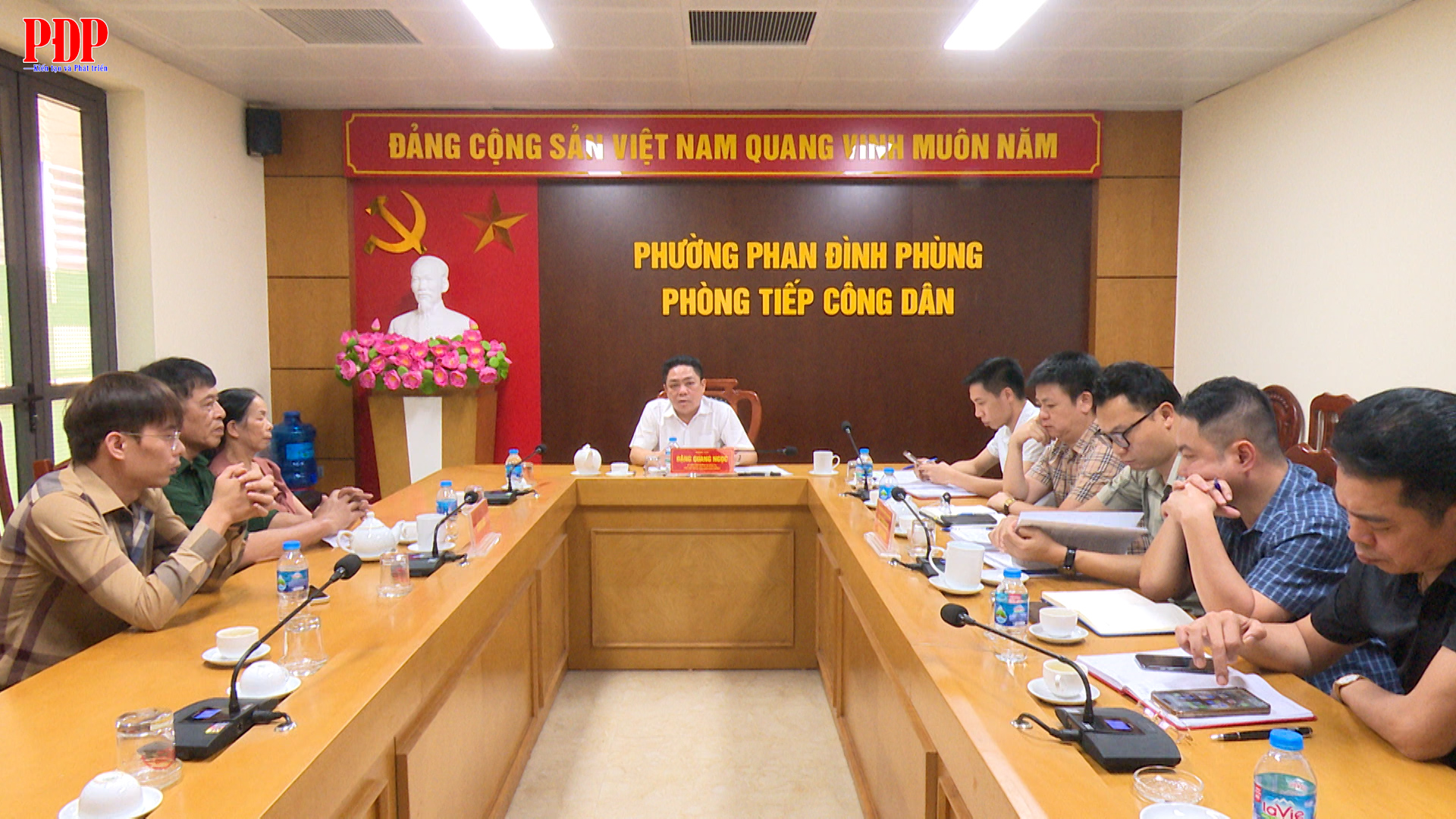 Đối thoại giải quyết vướng mắc về công tác bồi thường, hỗ trợ GPMB đối với hộ ông Nguyễn Minh Cầm (bà Hoàng Thị Mưu) để thực hiện dự án Đầu tư xây dựng đường Bắc Sơn kéo dài