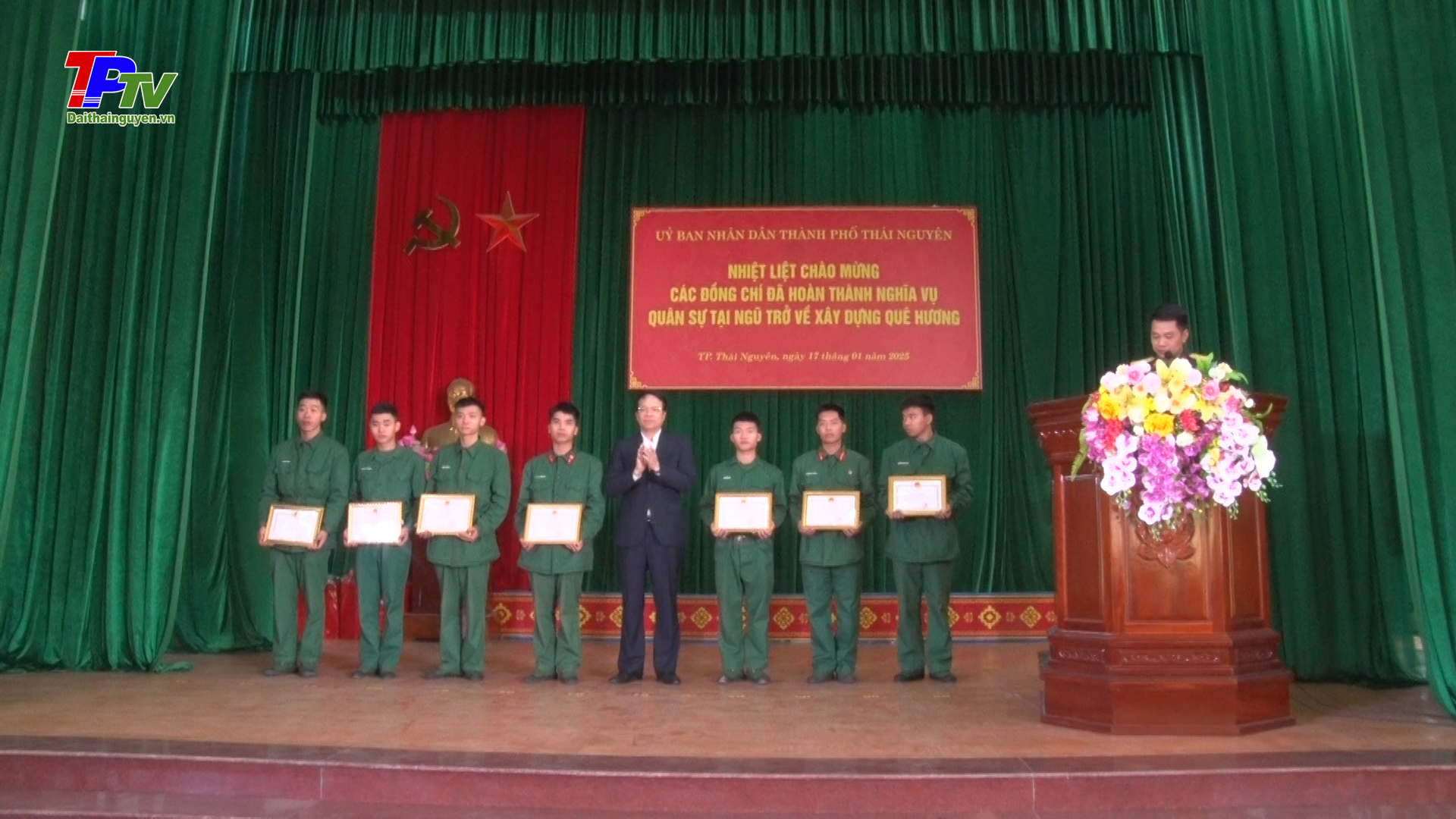 Thành phố Thái Nguyên: Đón nhận 236 quân nhân xuất ngũ về địa phương.