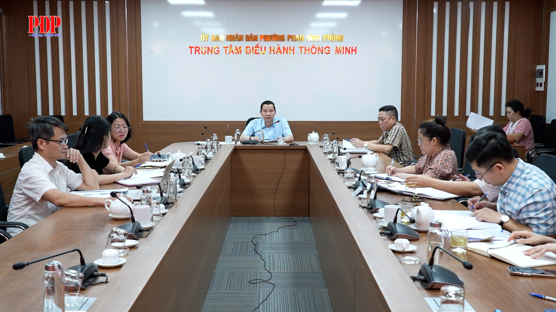 Giao ban Chủ tịch, các Phó Chủ tịch UBND phường Phan Đình Phùng: Siết tiến độ, nâng cao trách nhiệm thực thi.
