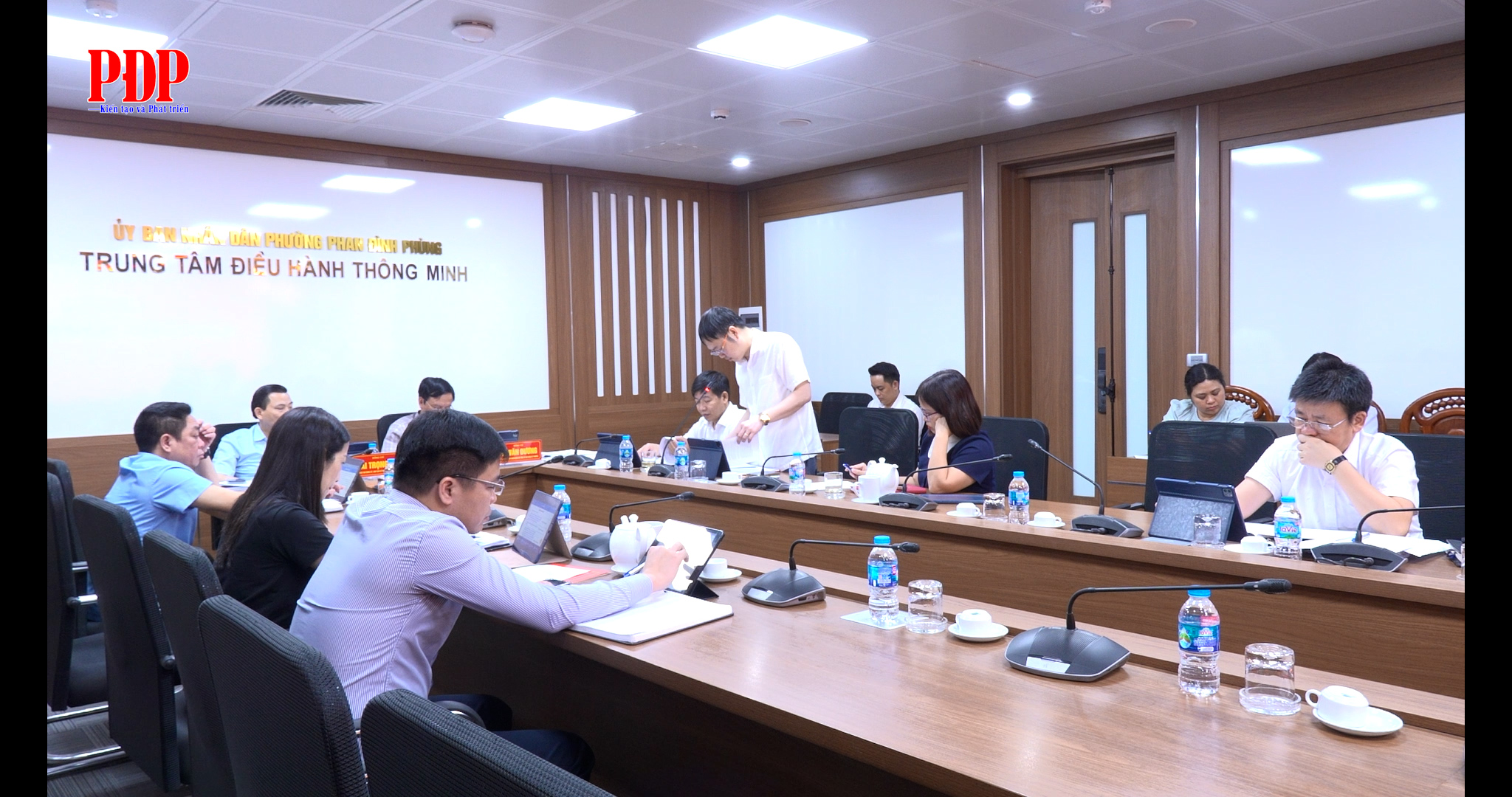 Hội nghị giao ban Thường trực Đảng ủy phường Phan Đình Phùng 