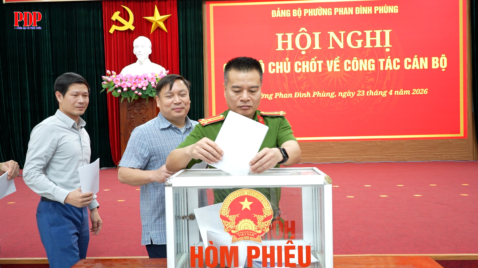 Đảng ủy phường Phan Đình Phùng thực hiện quy trình kiện toàn nhân sự ủy viên BCH Đảng bộ phường khóa I, nhiệm kỳ 2025- 2030 và kiện toàn chức danh Phó Chủ tịch UBND phường khóa XI, nhiệm kỳ 2026-2031