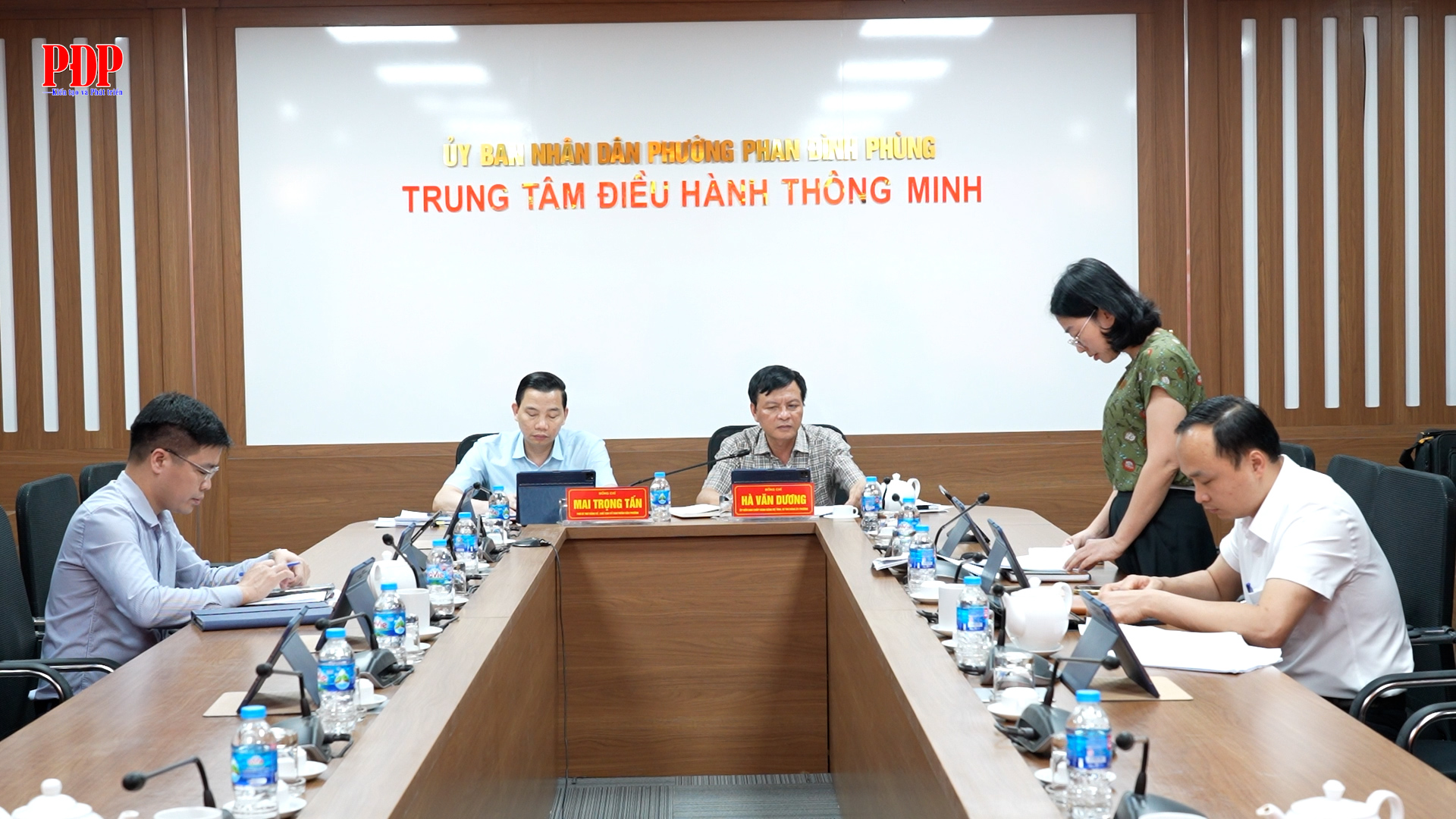 Hội nghị giao ban Thường trực Đảng ủy phường Phan Đình Phùng