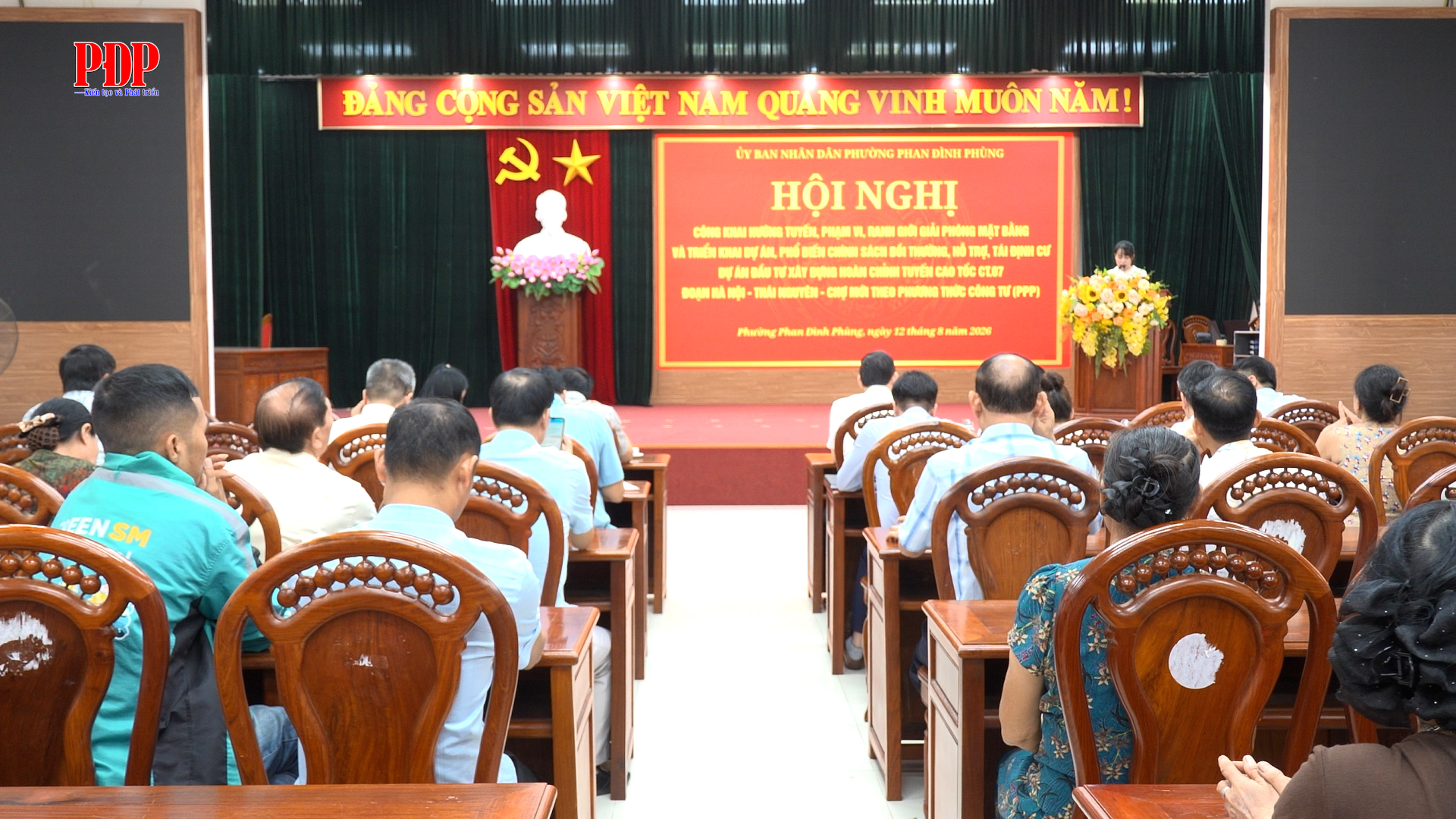 Phường Phan Đình  Phùng quyết liệt triển khai công tác giải phóng mặt bằng Dự án cao tốc CT.07 đoạn Hà Nội - Thái Nguyên - Chợ Mới.