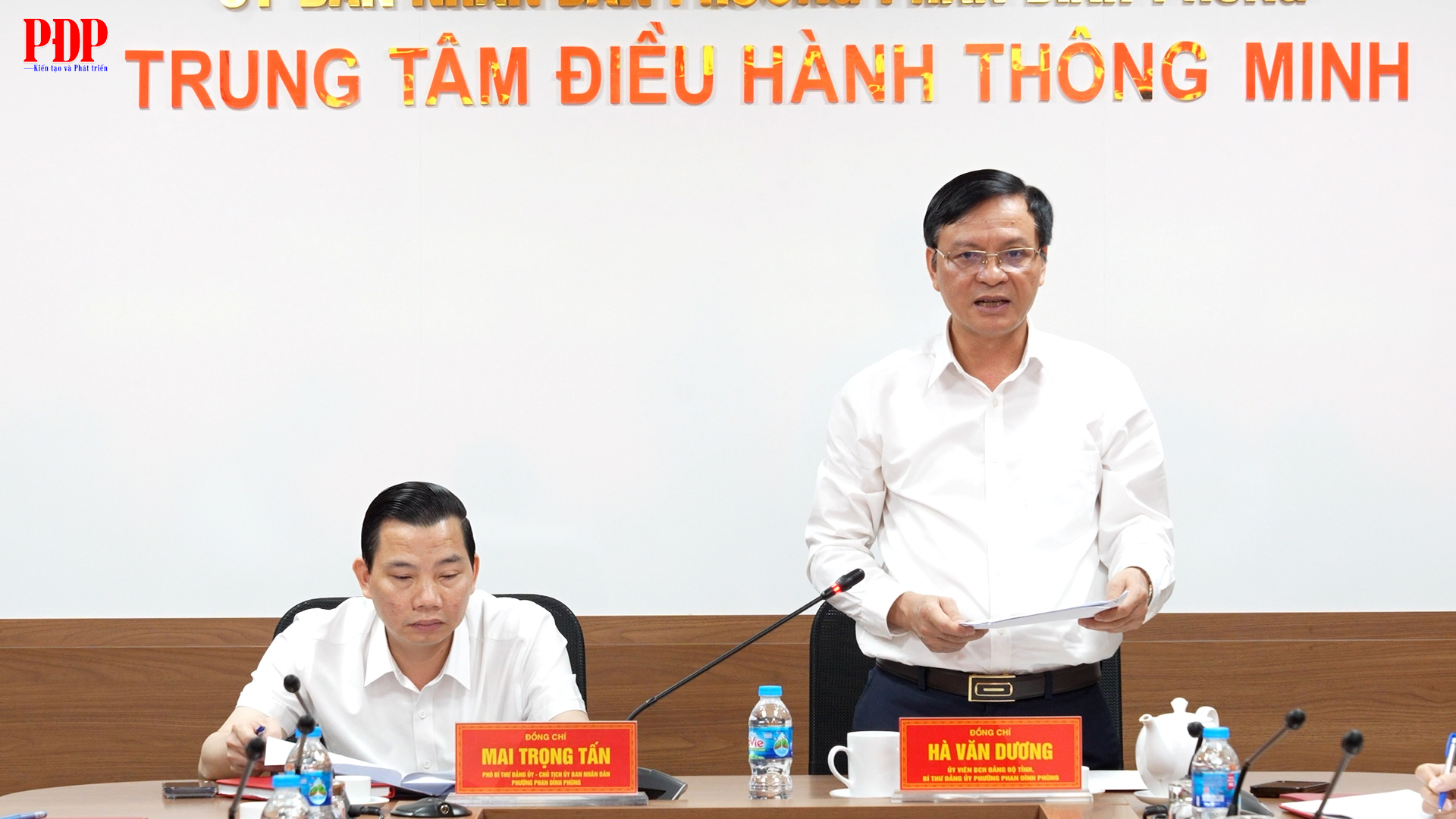 Hội nghị giao ban Thường trực Đảng ủy phường Phan Đình Phùng 