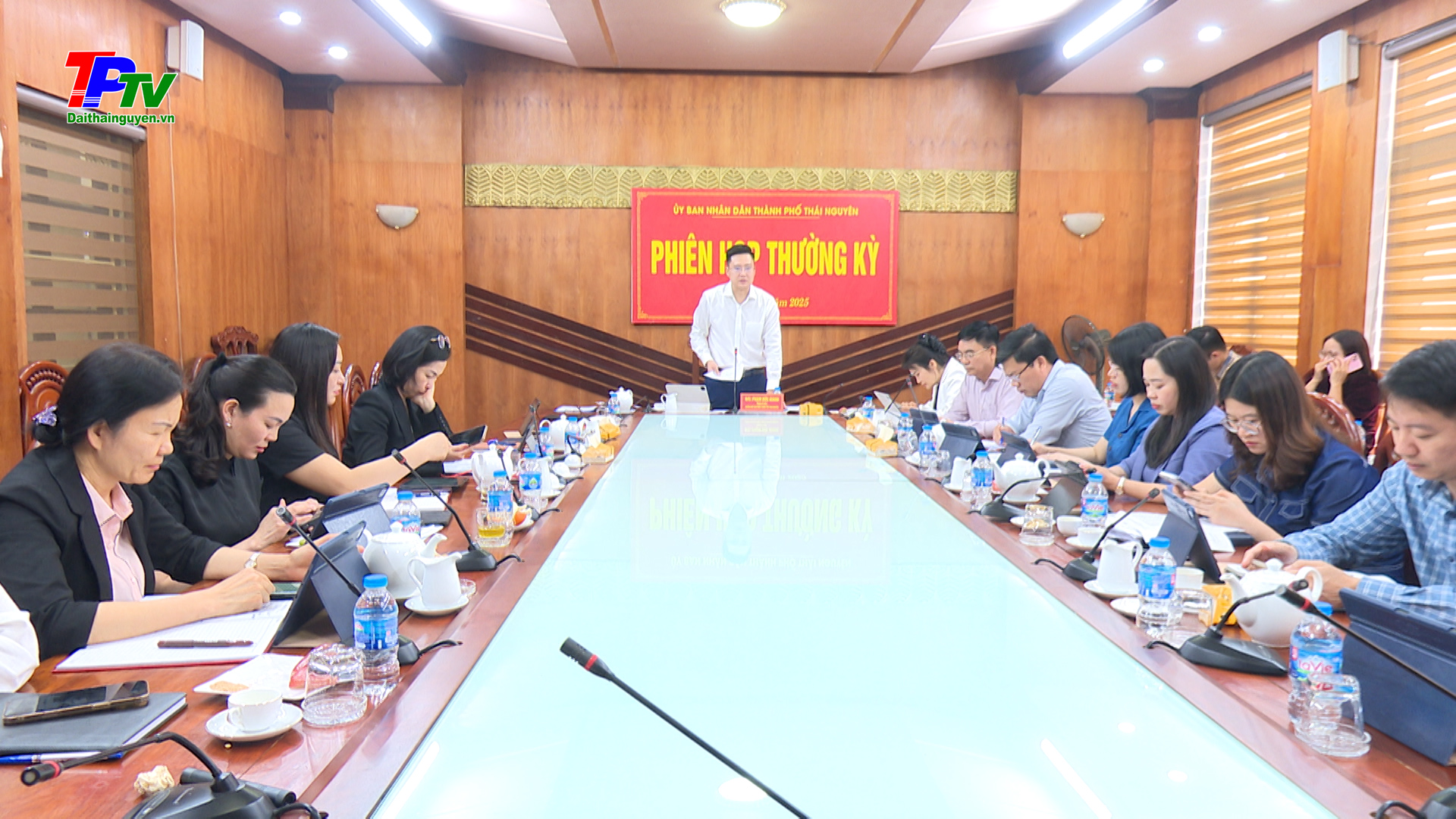 UBND thành phố Thái Nguyên: Phiên họp thường kỳ tháng 3/2025.