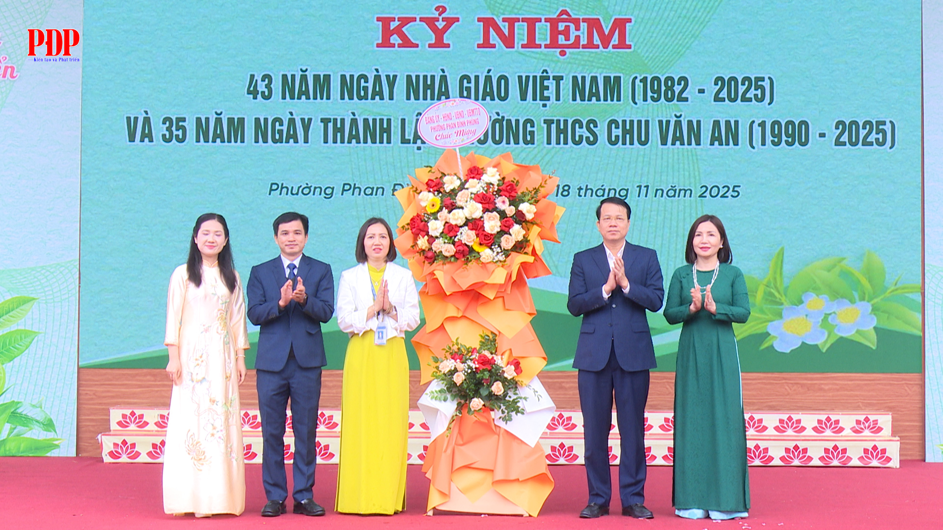 Trường THCS Chu Văn An kỷ niệm 35 năm ngày thành lập