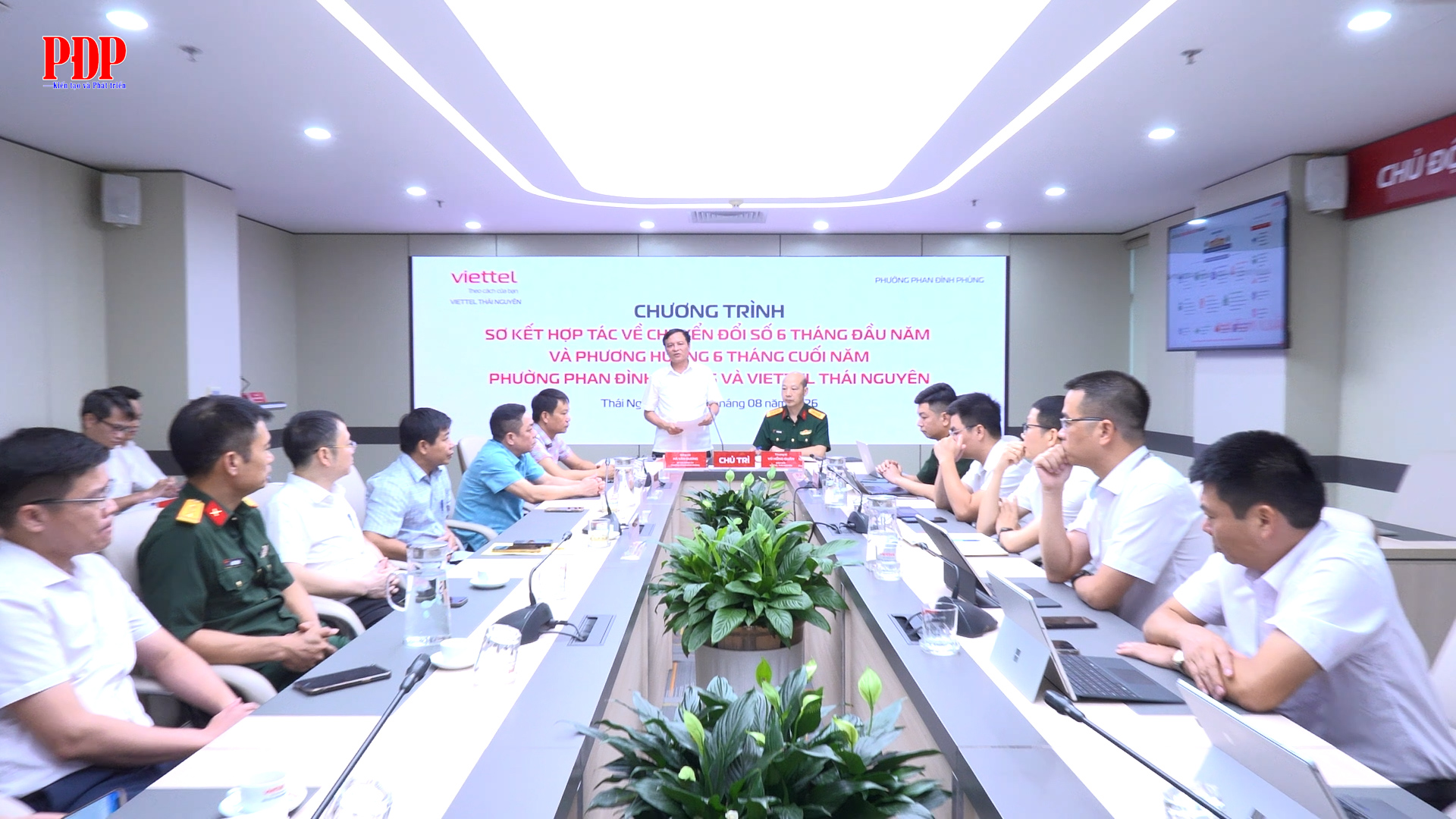 Phường Phan Đình Phùng - Viettel Thái Nguyên đẩy mạnh hợp tác chuyển đổi số