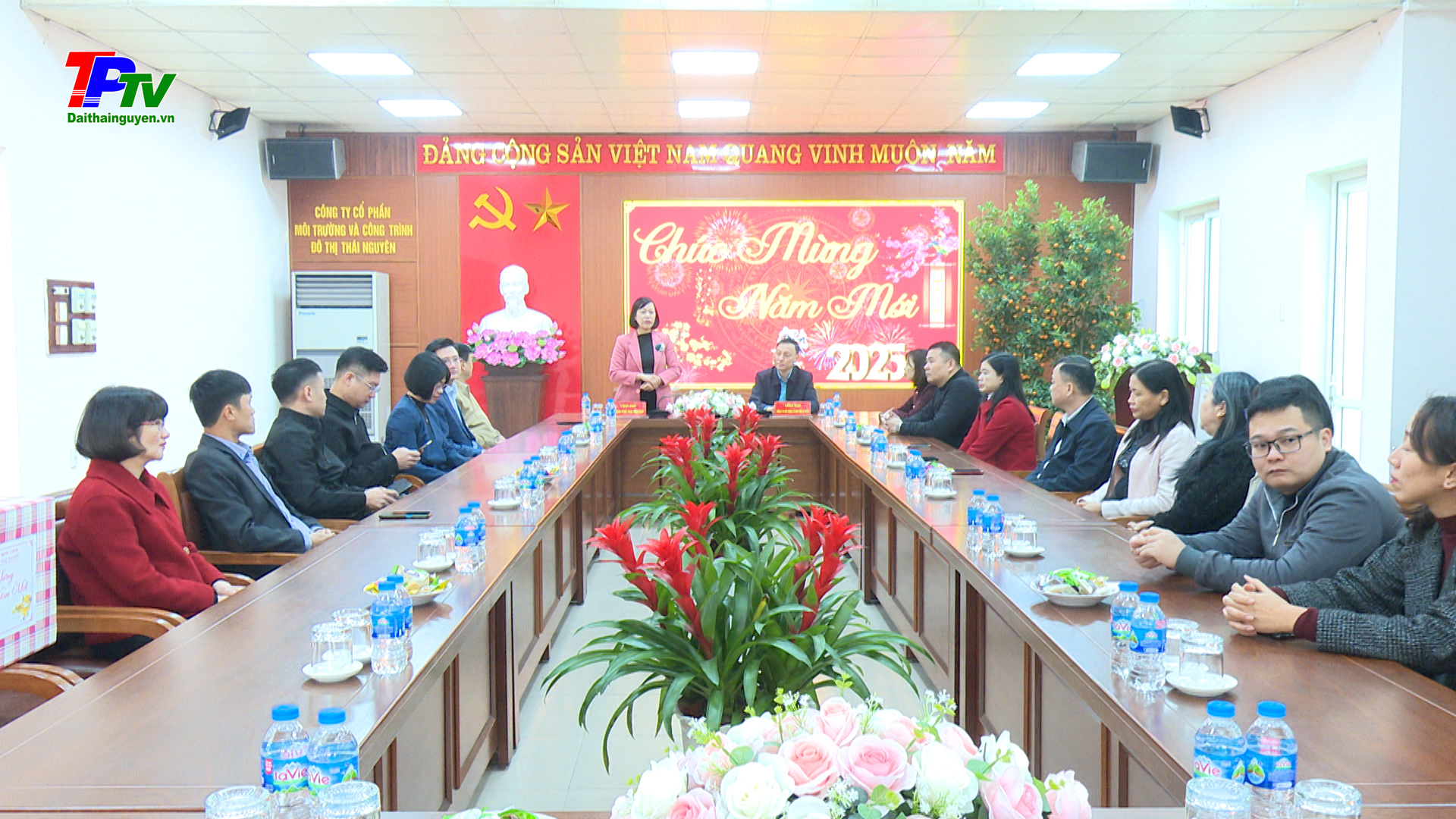 Lãnh đạo thành phố Thái Nguyên thăm, động viên các đơn vị trực tết Nguyên đán Ất Tỵ 2025.