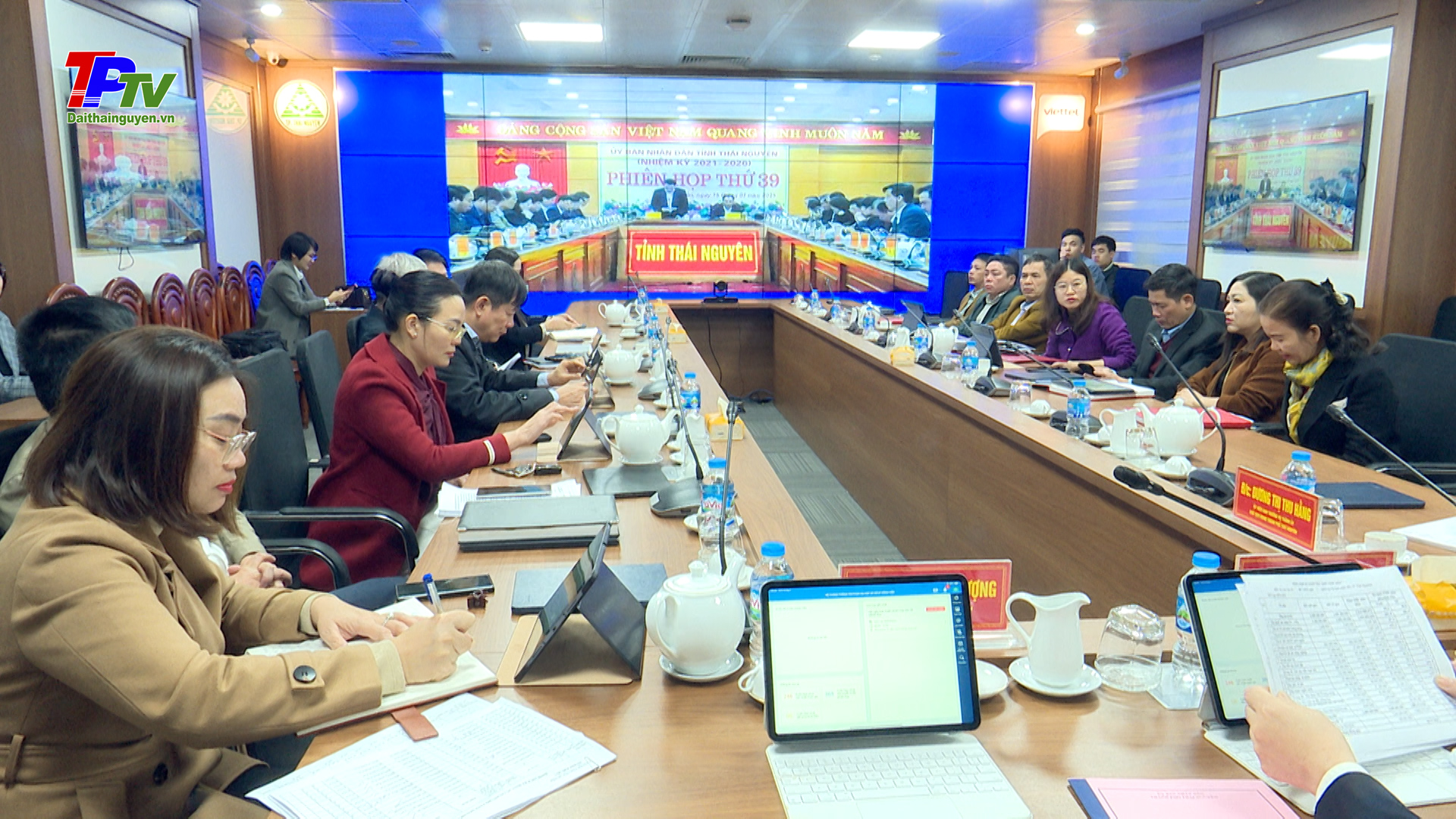 Phiên họp thường kỳ tháng 1/2025 của UBND tỉnh Thái Nguyên.