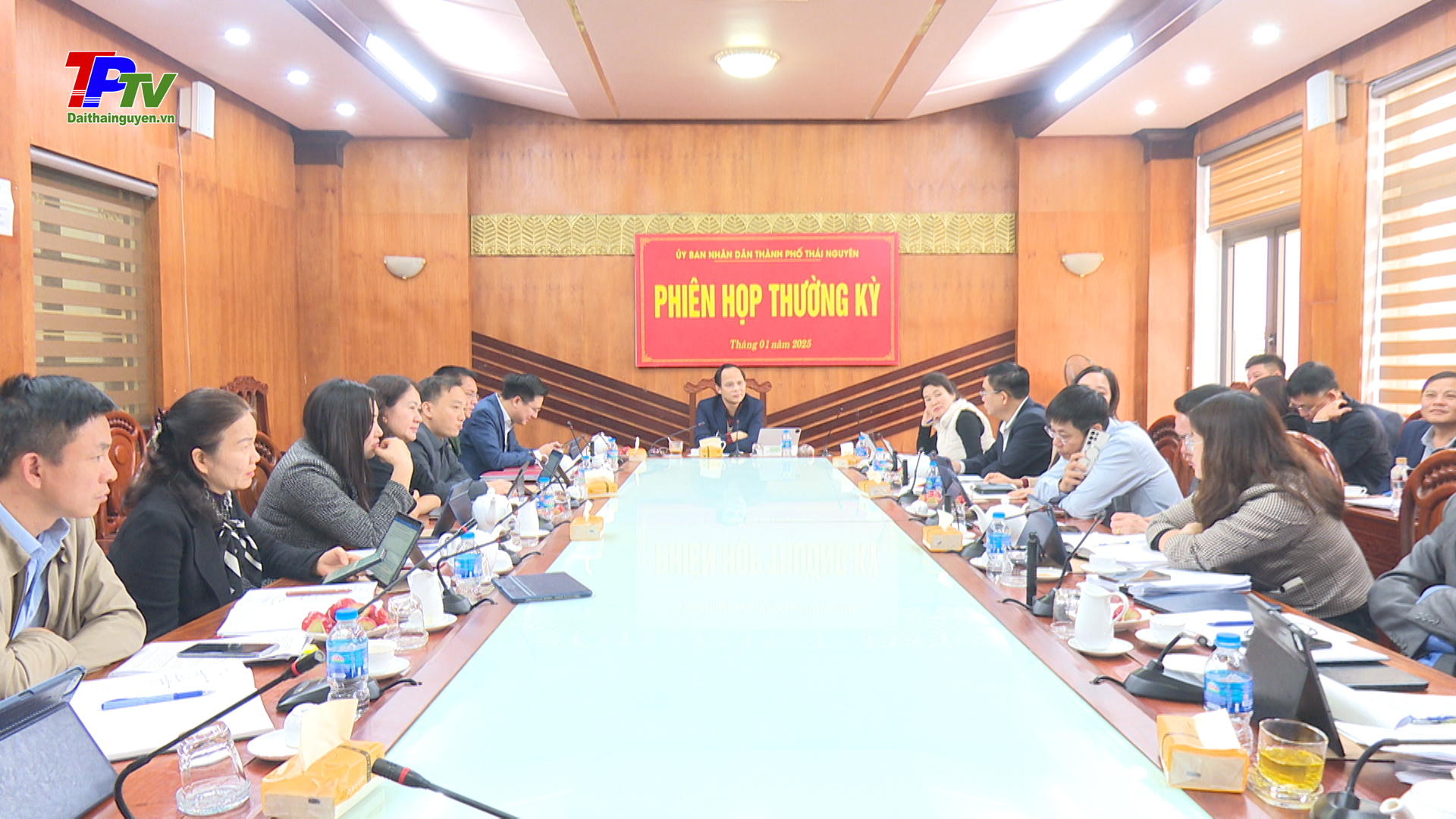 Phiên họp thường kỳ tháng 1/2025 của UBND thành phố Thái Nguyên: Tập trung triển khai các nhiệm vụ, giải pháp phát triển KTXH ngay từ đầu năm.