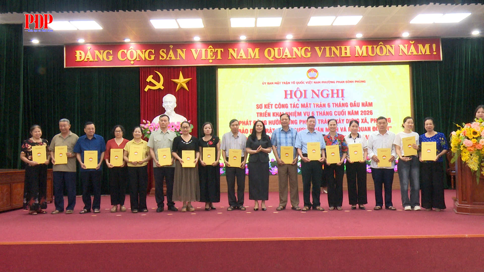UBMTTQ phường Phan Đình Phùng: Sơ kết công tác mặt trận 6 tháng đầu năm, triển khai nhiệm vụ 6 tháng cuối năm 2026