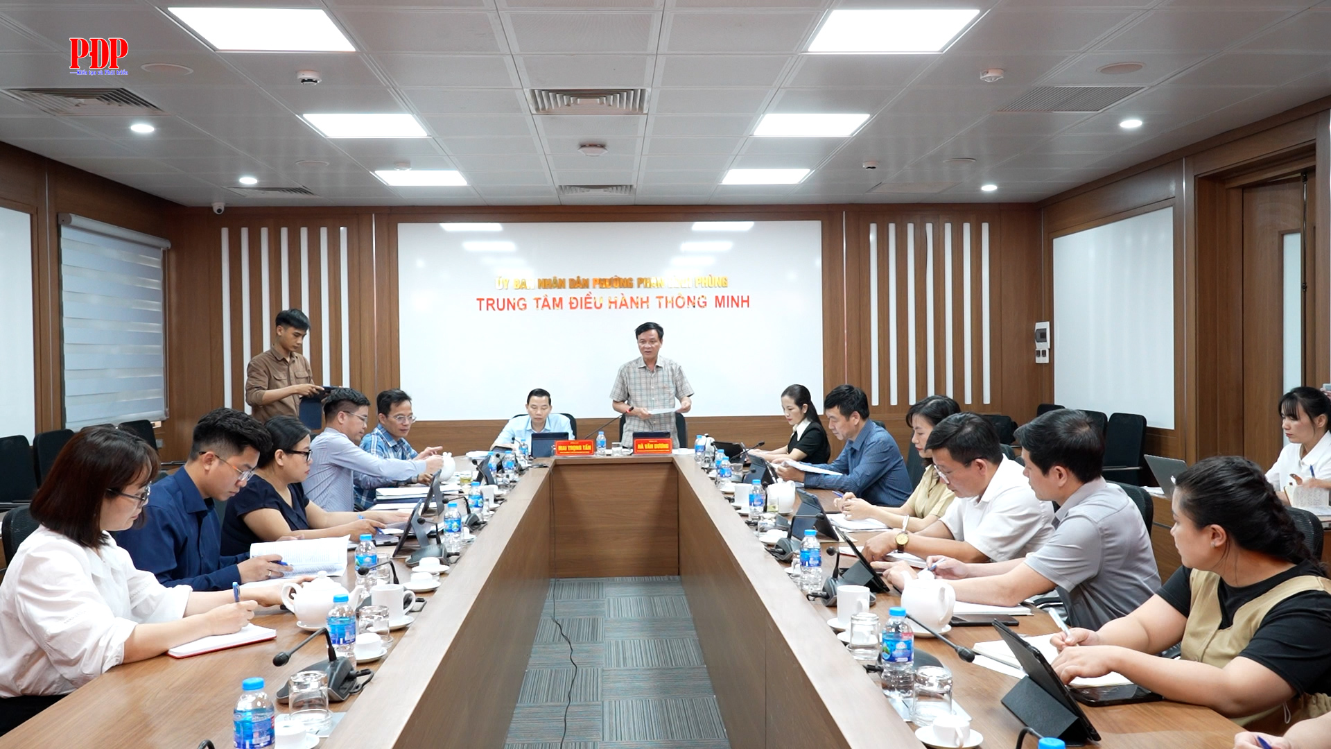 Thường trực Đảng ủy phường Phan Đình Phùng làm việc với các cơ quan đơn vị thuộc phường