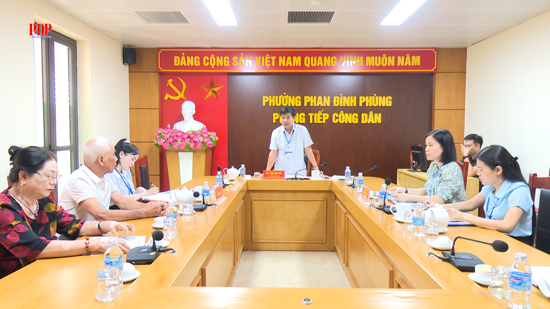 Lãnh đạo UBND phường Phan Đình Phùng tiếp công dân định kỳ tháng 7/2025
