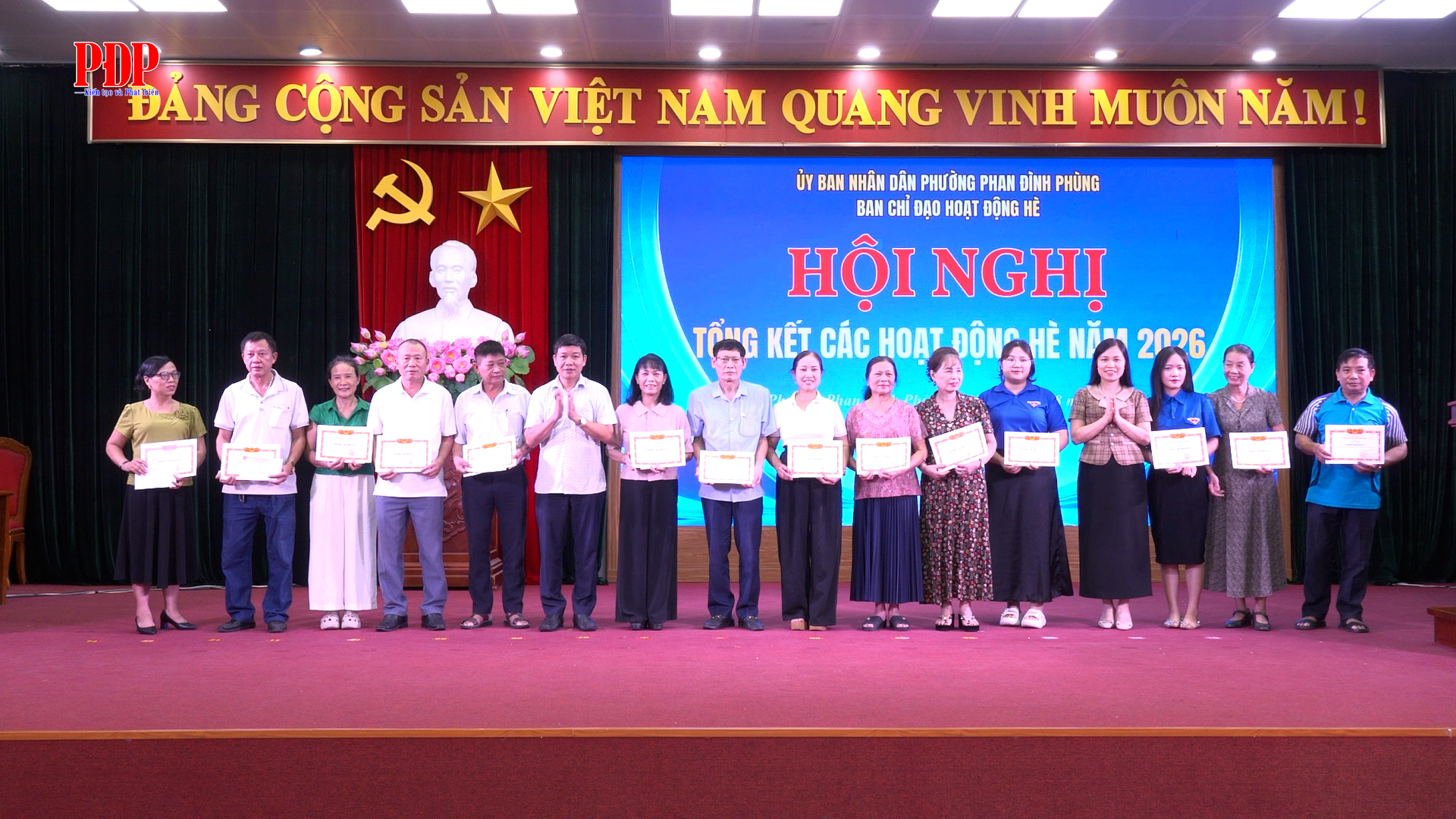 Phường Phan Đình Phùng tổng kết các hoạt động hè năm 2026.