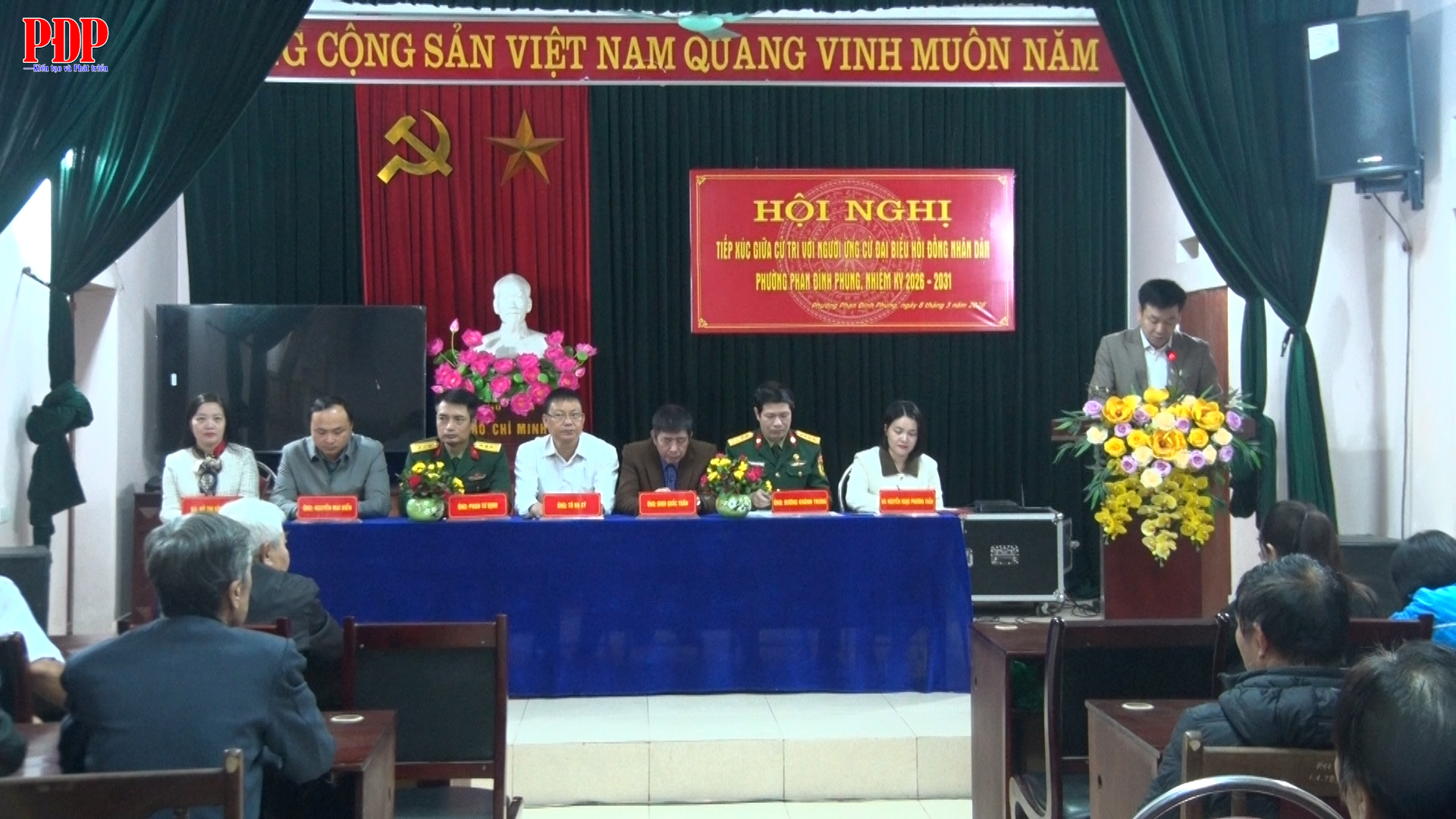 Người ứng cử đại biểu HĐND phường Phan Đình Phùng nhiệm kỳ 2026 - 2031 tại đơn vị bầu cử số 5 tiếp xúc cử tri các tổ dân phố 76,77.