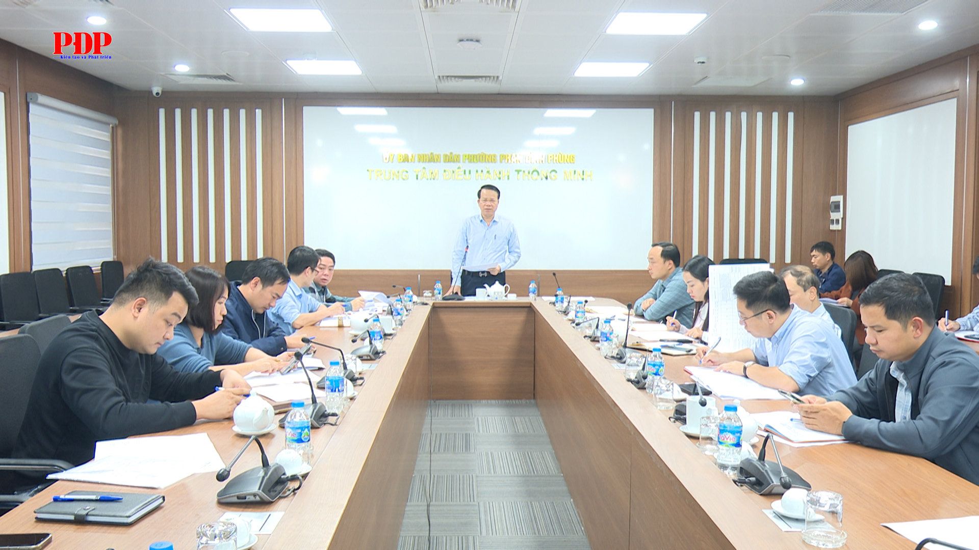 UBND phường Phan Đình Phùng kiểm điểm tiến độ thực hiện dự án trên địa bàn.