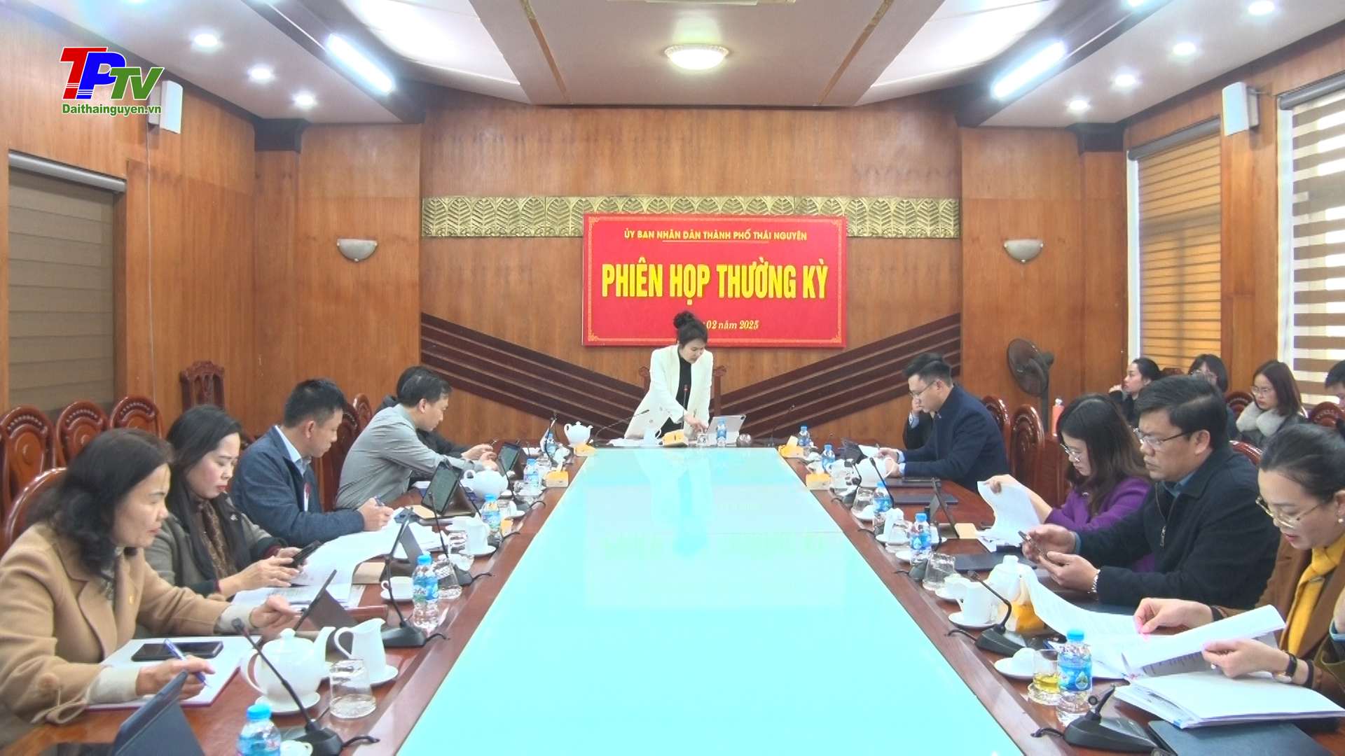 UBND thành phố Thái Nguyên: Phiên họp thường kỳ tháng 2/2025.