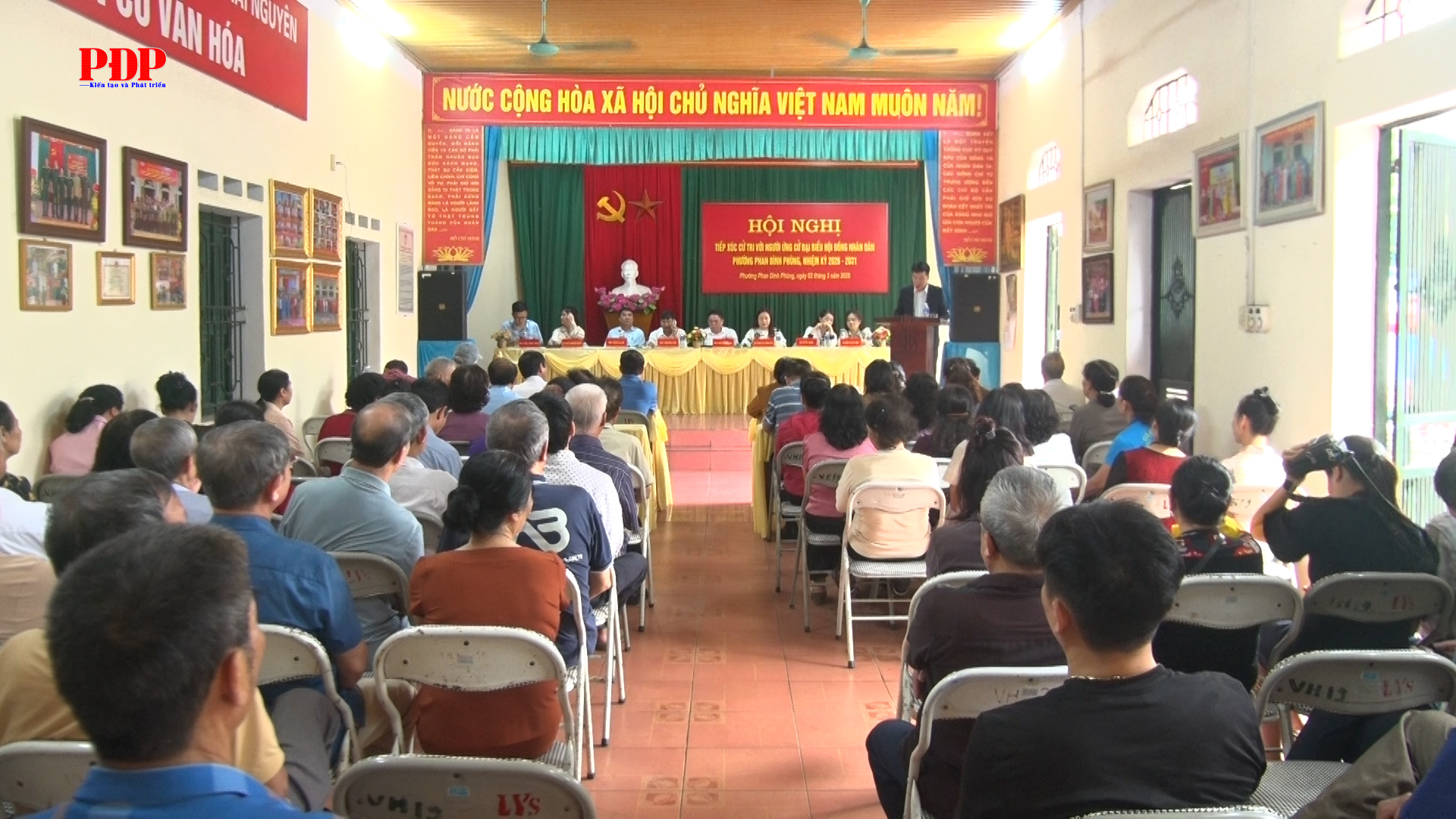 Những người ứng cử đại biểu HĐND phường Phan Đình Phùng nhiệm kỳ 2026 - 2031 tại đơn vị bầu cử số 1 tiếp xúc cử tri các tổ dân phố 10,13,14.