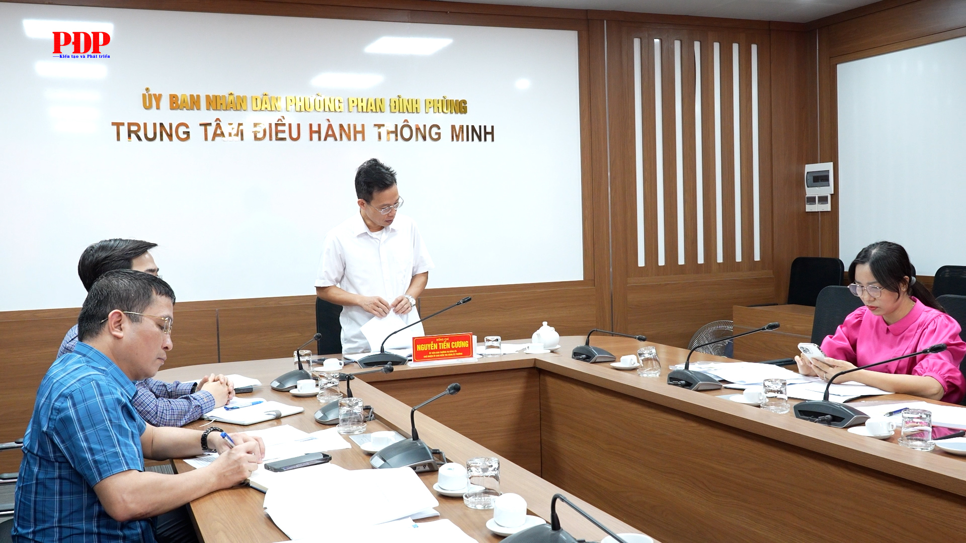 Uỷ ban Kiểm tra Đảng ủy phường Phan Đình Phùng tổ chức kỳ họp thứ 13.