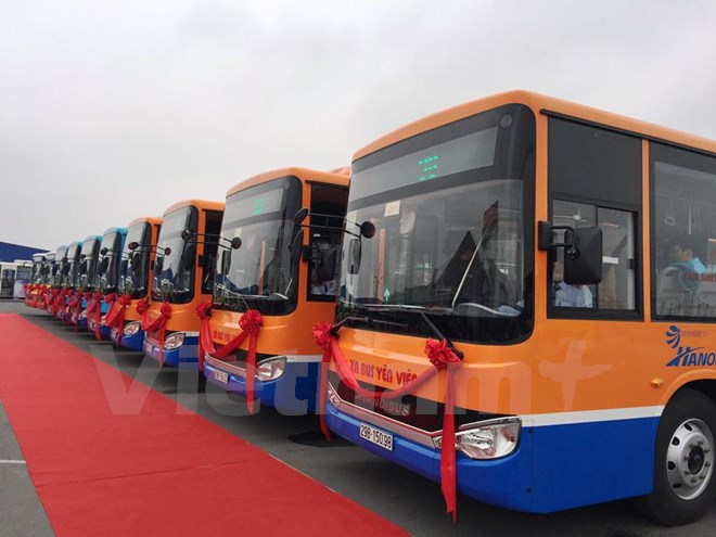 Hà Nội có thêm tuyến xe buýt chất lượng cao lên sân bay Nội Bài