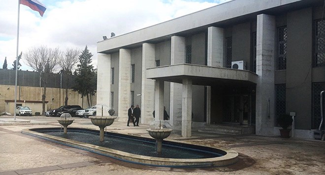 Đại sứ quán Nga tại Syria bị tấn công hai lần bằng súng cối