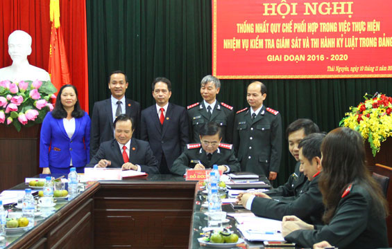 Thống nhất quy chế phối hợp trong kiểm tra, giám sát và thi hành kỷ luật trong Đảng