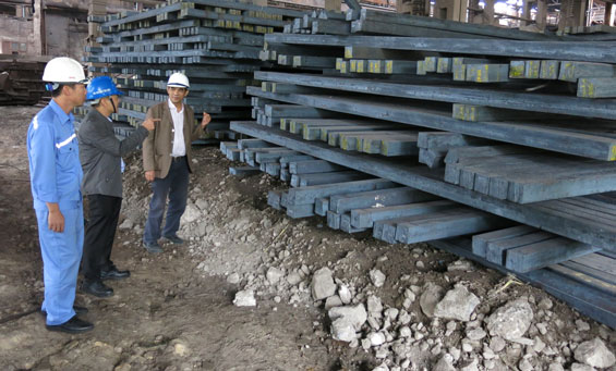 Công ty cổ phần luyện cán thép Gia Sàng:Khẩn trương cải tạo để khôi phục sản xuất