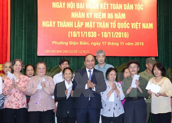 Thủ tướng dự Ngày Hội Đại đoàn kết toàn dân tại Hà Nội