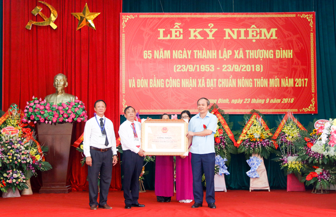 Thượng Đình đón chuẩn nông thôn mới 