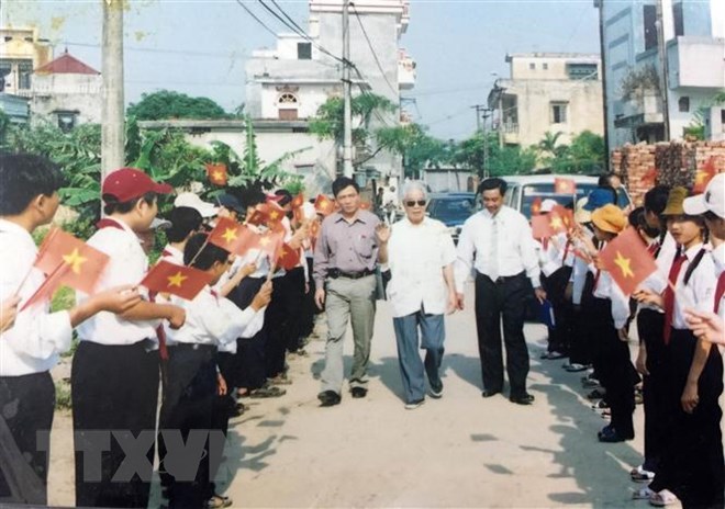 Thương nhớ Tổng Bí thư Đỗ Mười, người con ưu tú của quê hương Đông Mỹ