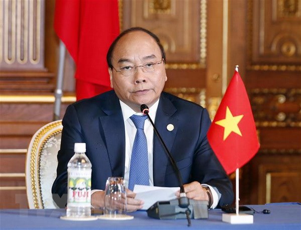 Thủ tướng dự họp báo chung kết quả Hội nghị Mekong-Nhật Bản