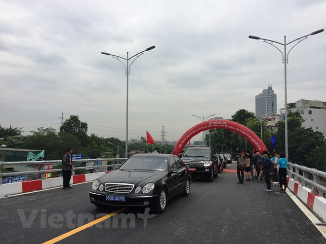 Hà Nội: Thông xe cầu vượt nút giao An Dương-Thanh Niên hơn 300 tỷ đồng