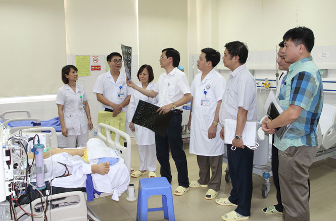 Bệnh viện Hữu nghị Việt Đức: Khảo sát, đánh giá công tác chỉ đạo tuyến tại Bệnh viện A 