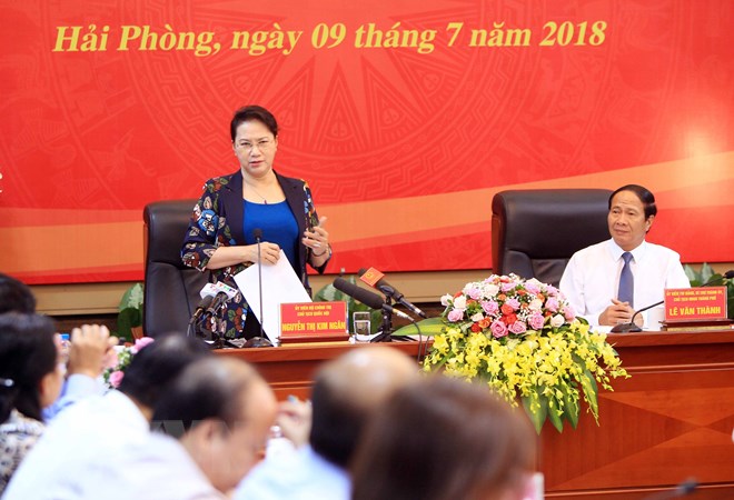 Chủ tịch Quốc hội: Hải Phòng cần giải quyết 